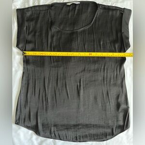 Nine West Black Satin Blouse